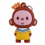 Cartoon Cute Monkey Rubber Keychain Bracelet Personalised Promotional Gifts