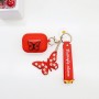 Red Butterfly Pendant Rubber Airpod Promo Giveaway Items