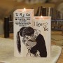 where to buy Custom Candle Holder Personalized Double-Sided