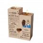 how to buy Personalised Candle Holder Wooden Pillar