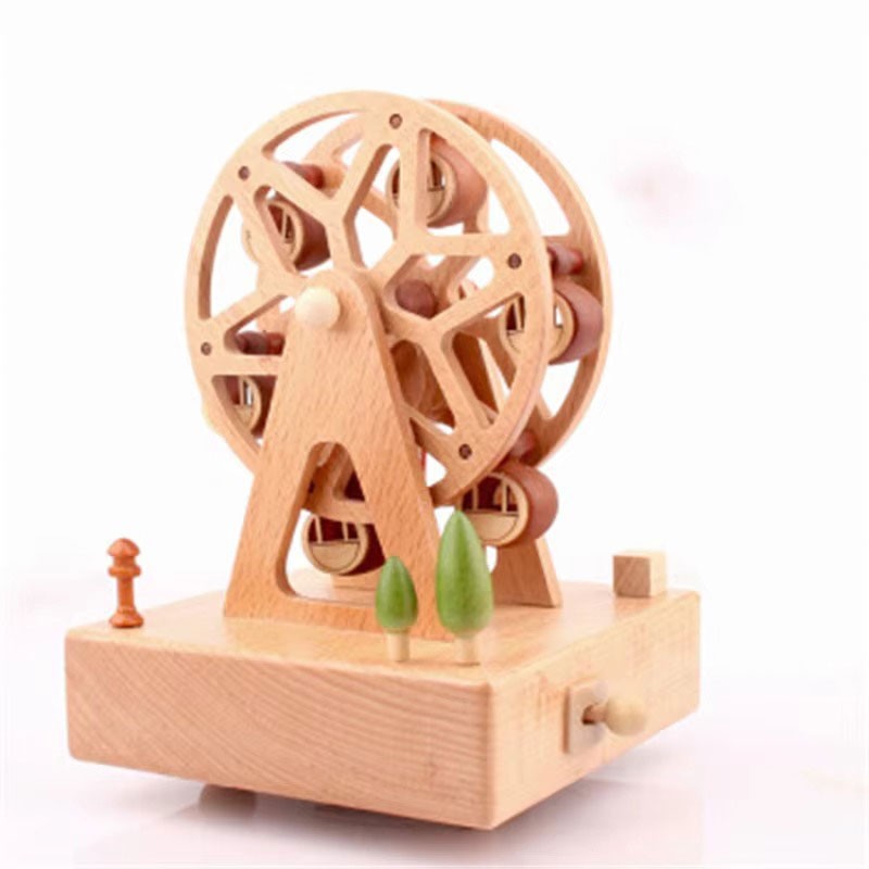 how to get Mini Wooden Music Box Custom Ferris Wheel