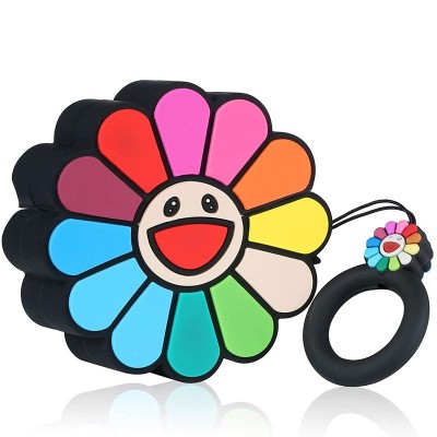 colorful sunflower cute airpod case custom corporate gifts