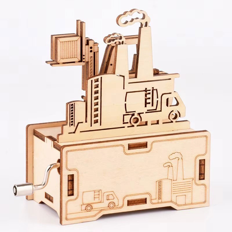 how to get Handmade Wooden Music Boxes Manual Vehicle