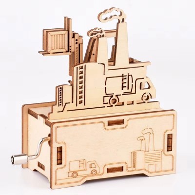 how to get Handmade Wooden Music Boxes Manual Vehicle