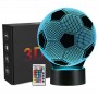 FC Barcelona 3d Led Football Night Light Персонализированные рекламные подарки