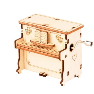 how to get Wooden Music Box Puzzle DIY Vintage Solid Wood