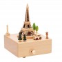 how to buy Custom Wooden Music Box Eiffel Tower