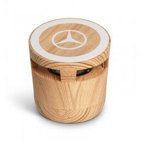 Mercedes-Benz Inspired Bamboo Wireless Light Up Speaker for Corporate Gifting