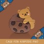 cookie bear airpod pro silicone cover ladies gift items for birthday