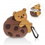 Cute Cookie Bear Silicone Airpod Case como artículos de regalo de cumpleaños