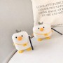 cute duck white silicone airpod case promotional gifts for clients