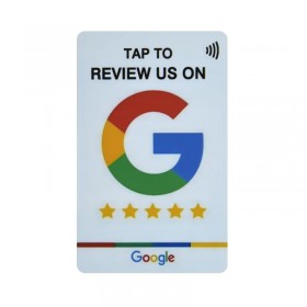 NFC Google Review Card 13.56MHz Contactless Business Card with Pop-Up Link how to get NFC Google Review Card