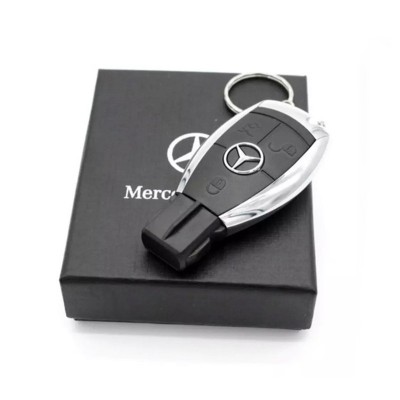 Mercancía promocional corporativa de la impulsión de la pluma de la llave del coche de los regalos del Benz de Mercedes