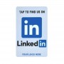 Personalized social media PVC card