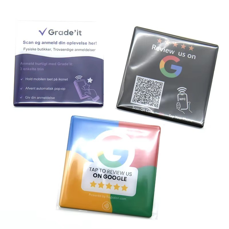 NFC Epoxy Sticker Plate