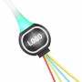 Silikon 3in1 Lighting Logo Kabel mit Öffner kompatibel für Smartphones