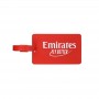 Etichetta rossa per bagagli con logo Emirates Regali di ringraziamento per clienti aziendali