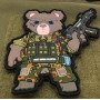 Army Police Soldier 3d pvc velcro patch gift wholesalers