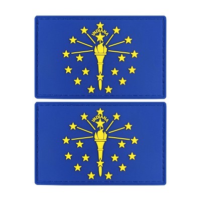 Parches de velcro de PVC personalizados con la bandera del estado de EE. UU. Artículos de regalo en línea