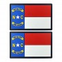 USA state flag North Carolina rubber patch giftware
