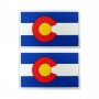 USA state flag Colorado custom pvc patch maker fantasy gifts wholesale