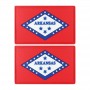 USA state flag Arkansas custom pvc patches gift companies wholesale