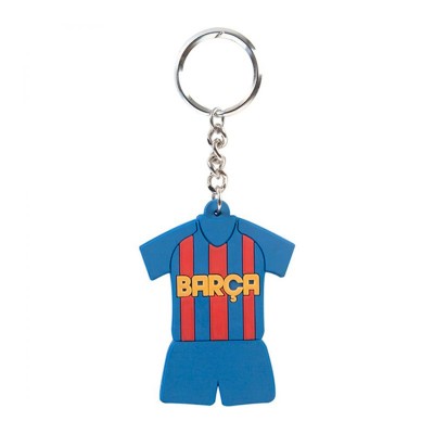 Barcelona Jersey Rubber Keychain