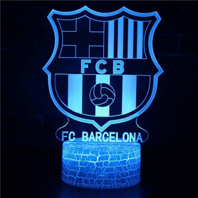 FC Barcelona Dream League 3d Night Light Meilleurs cadeaux pour les nouveaux propriétaires d'entreprise