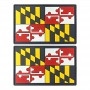 USA state flag Maryland custom pvc patches no minimum wholesale giftware distributors