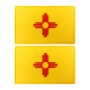 USA state flag New Mexico custom pvc patch maker giftware wholesale