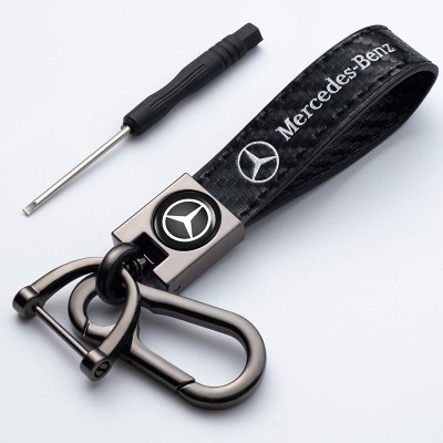 Benz Symbol Leather Keychain Company Regalos de Navidad para clientes