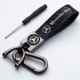 benz symbol leather keychain white company vouchers online