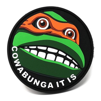 funny Cowabunga custom patch makers creative promotional gift