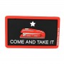 Venez et prenez-le rouge Agrafeuse Custom Vinyl Patches Unique Promotional Gifts