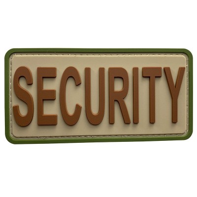 Three Colors Security Best PVC Patches Creative Promotional Gift