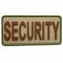 Beige security diy pvc patch corporate promotional merchandise