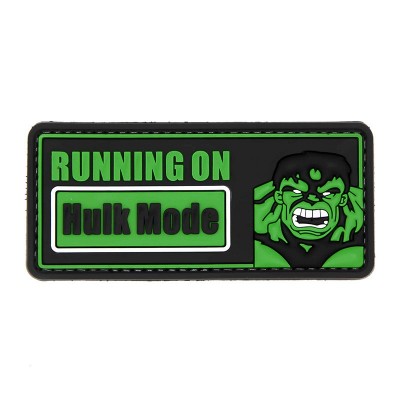 avengers green hulk personalised velcro patches promotional soft toys