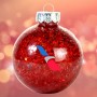 Ornements de Noël personnalisés de rose personnalisée pour l'ornement de Noël de la nouvelle maison 2022