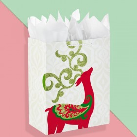 Christmas Gift Bags with Personalized Logo Goody Bag For Wrapping