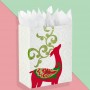 Weihnachtsgeschenktüten mit personalisiertem Logo Goody Bag zum Verpacken