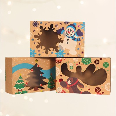 Caixa de presente de Natal com logotipo A melhor caixa de deleite personalizada para a véspera de Natal