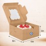 Caixa de presente de natal personalizada com caixa de lanche personalizada melhor para férias