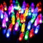 Weihnachtsspezifische RGB-Lichtleisten für Weihnachtsdekorationen im Freien