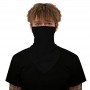 Maschera per il viso con ghetta del collo nera Bandane che coprono per gli uomini Maschera con sciarpa UV estiva per il viso del