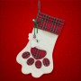 Изготовленный на заказ чулок для собак Рождественский подарок Персонализированный чулок для собак для домашних собак