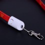 Cordão de telefone com alça de pescoço vermelha e cabo de carregamento USB 2 em 1, carregador micro USB / Type-c / iPhone com iP