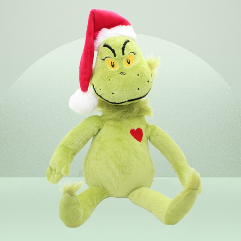 dr seuss grinch christmas stuff plush green plush toy for kids