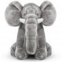 L'éléphant en peluche personnalisé joue des peluches personnalisées avec le logo pour l'idée de cadeau de Noël 2022