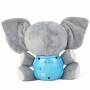 Cadeau de Noël personnalisé de jouet d'éléphant de peluche de bébé de Noël pour des enfants