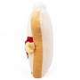 promotional cute plush toast pillow toys pudding